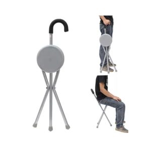 Baston con Asiento Plegable