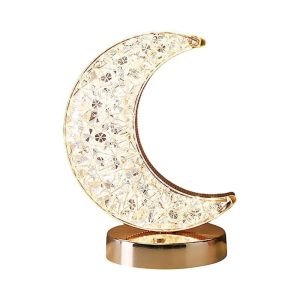Lampara Luna de Cristal