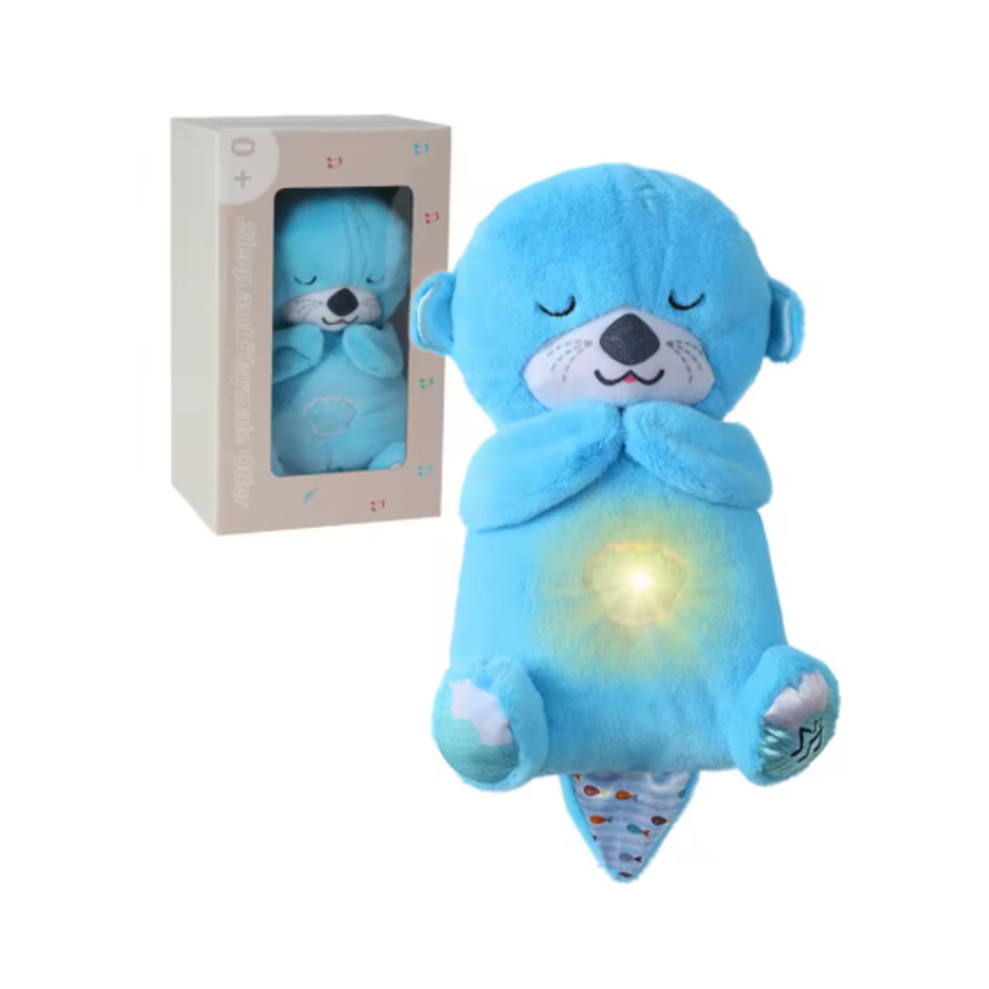 Nutria de Peluche Calmante Azul - Imagen 4