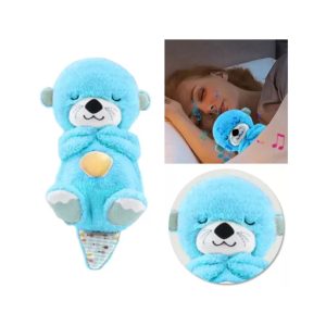 Nutria de Peluche Calmante Azul 
