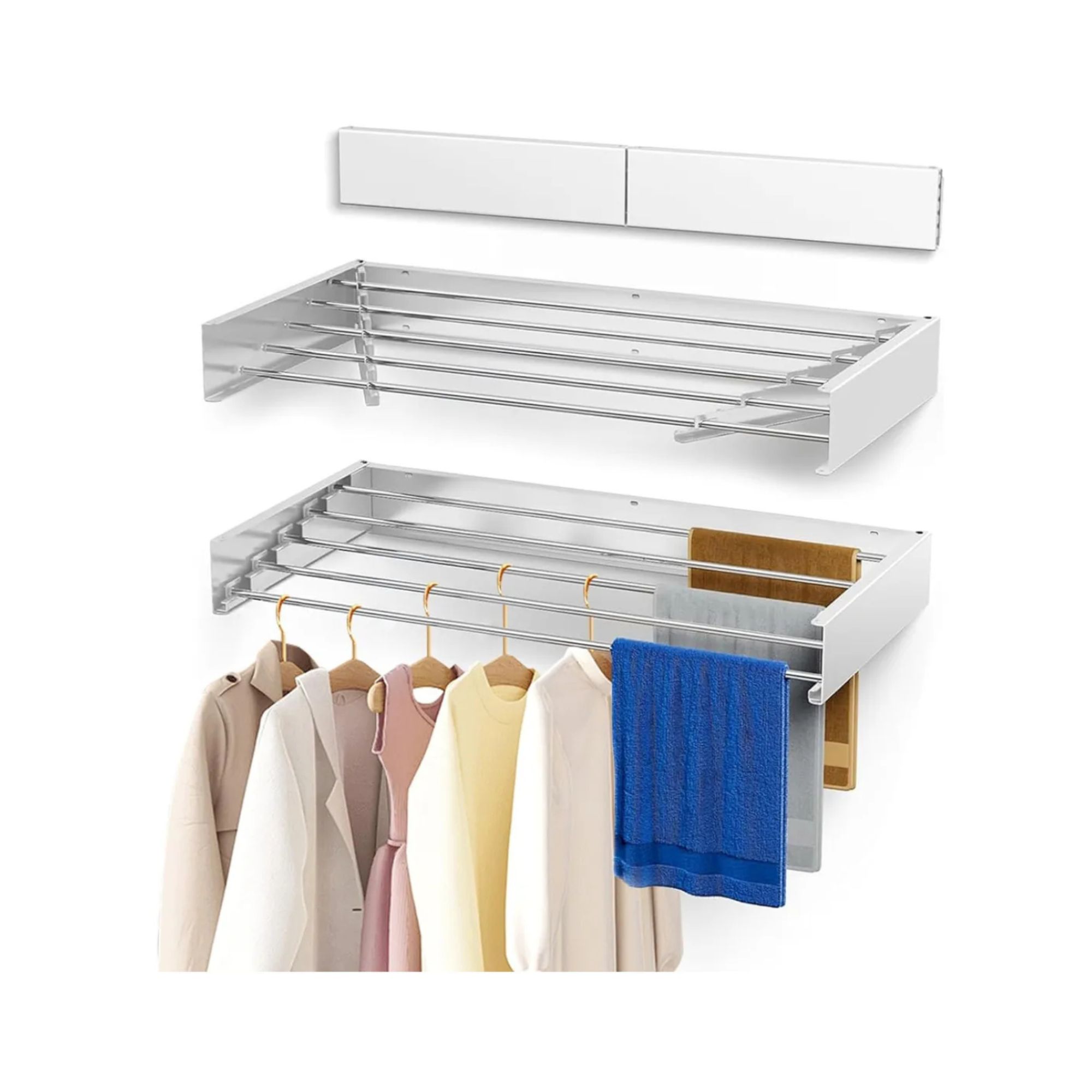 Tendedero Discreto Para Pared 80cm